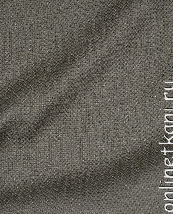 Ткань Хлопок Костюмный "Осенняя трава" 0233 цвет серый картинка 2