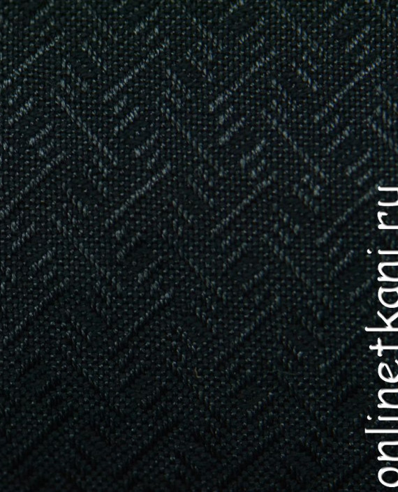 Ткань Хлопок "Черный галстук" 0350 цвет черный геометрический картинка