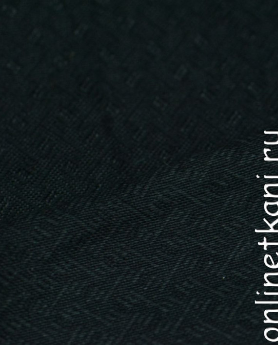 Ткань Хлопок "Черный галстук" 0350 цвет черный геометрический картинка 1