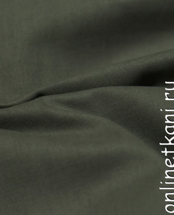 Ткань Хлопок "Серо-коричневый" 0363 цвет серый картинка 1