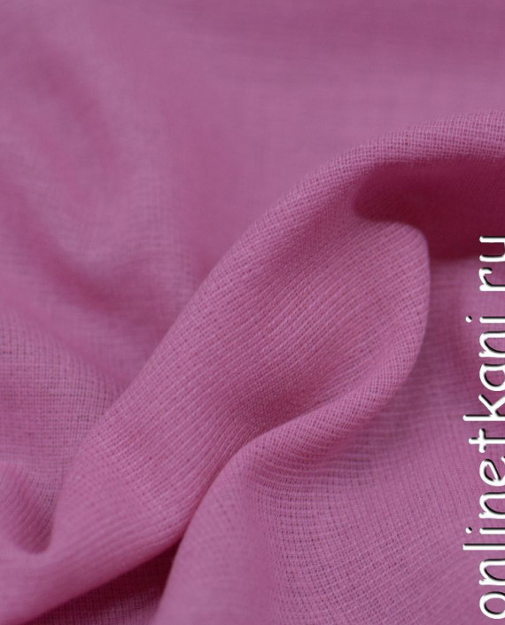 Ткань Хлопок "Розовая фуксия" 0365 цвет сиреневый картинка 1