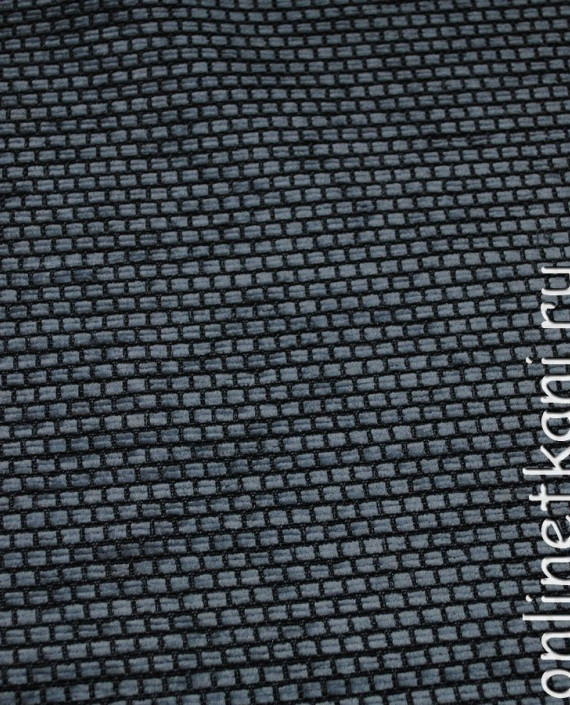 Ткань Гобелен "Серый кирпич" 001 цвет серый геометрический картинка