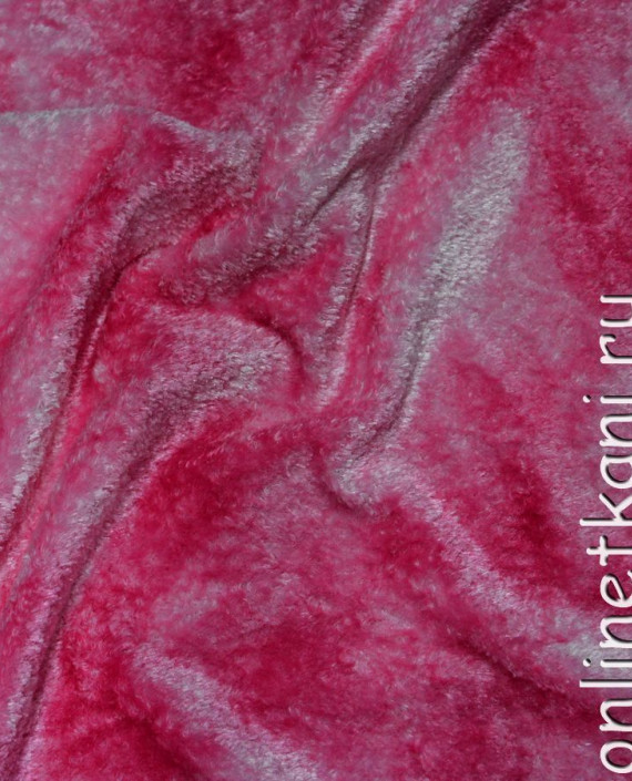Ткань искусственный мех "Голливудский розовый" 0044 цвет розовый картинка