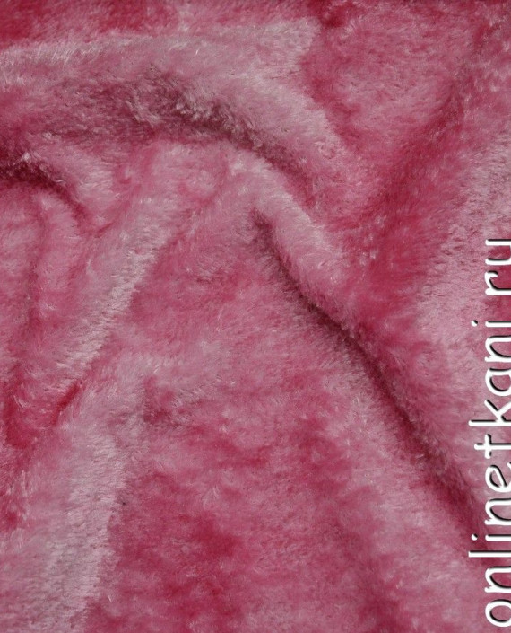 Ткань Искусственный мех 0077 цвет розовый картинка