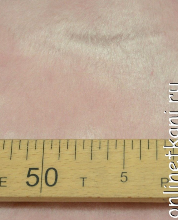 Ткань Искусственный мех 0081 цвет розовый картинка 1