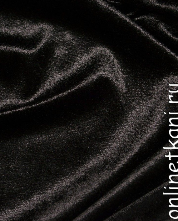 Ткань Искусственный мех 0083 цвет черный картинка