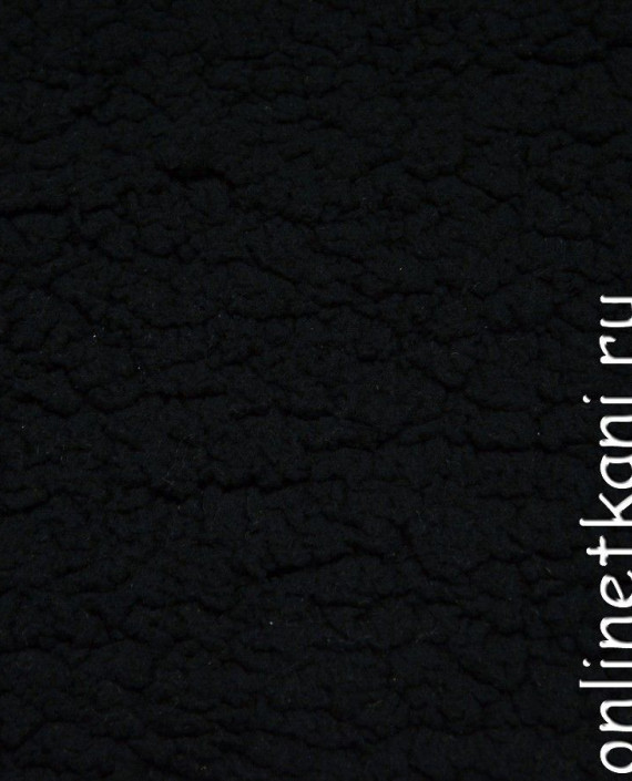 Ткань Искусственный мех 0090 цвет черный картинка