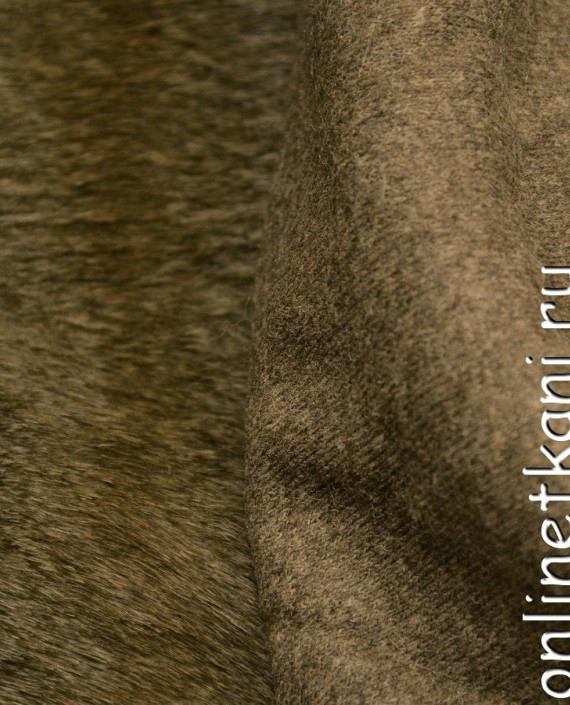 Ткань Искусственный мех 0121 цвет коричневый картинка 2