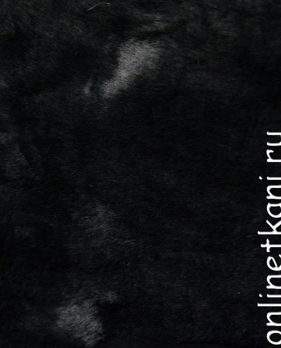 Ткань Искусственный мех 0122 цвет черный картинка