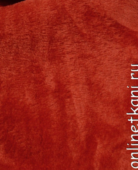 Ткань Искусственный мех 0123 цвет красный картинка