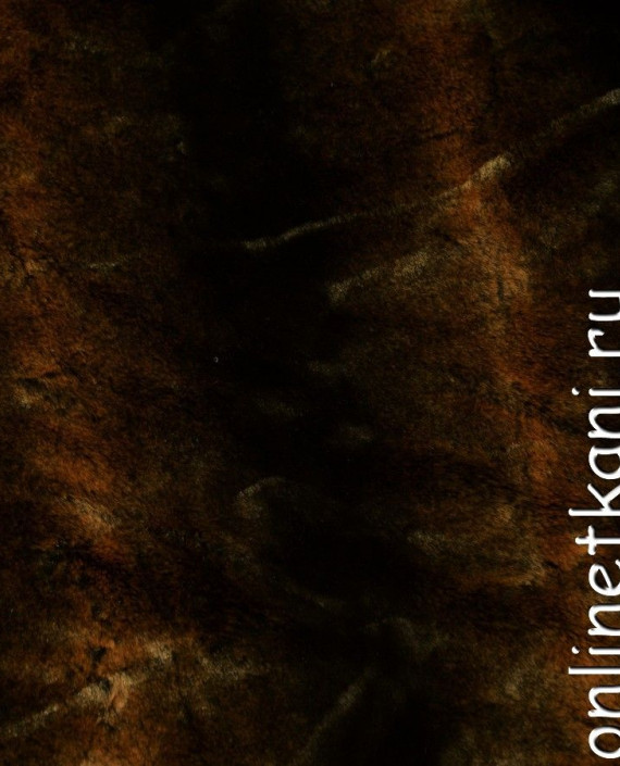Ткань Искусственный мех 0125 цвет коричневый картинка