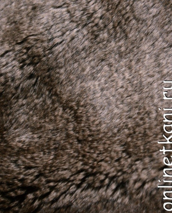 Ткань Искусственный мех 0128 цвет коричневый картинка 1