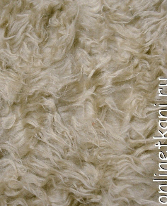 Ткань Искусственный мех 0129 цвет белый картинка