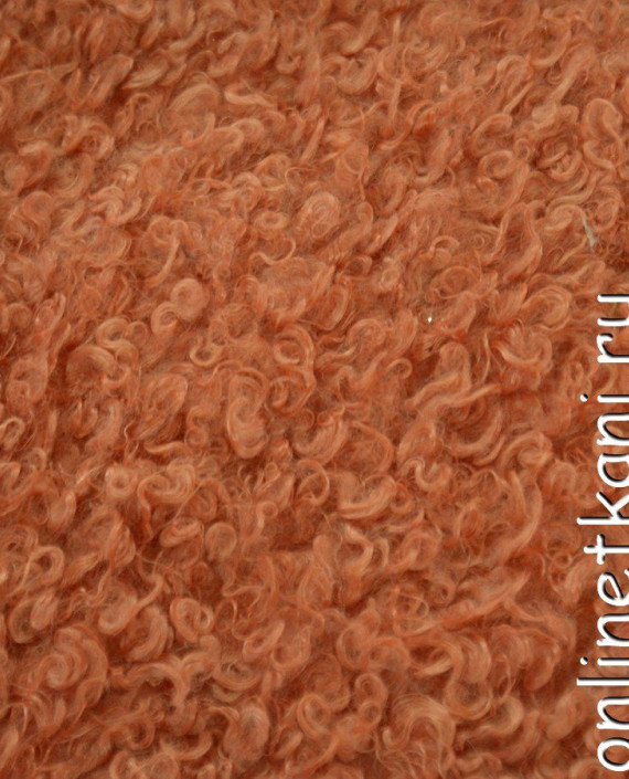 Ткань Искусственный мех 0141 цвет оранжевый картинка