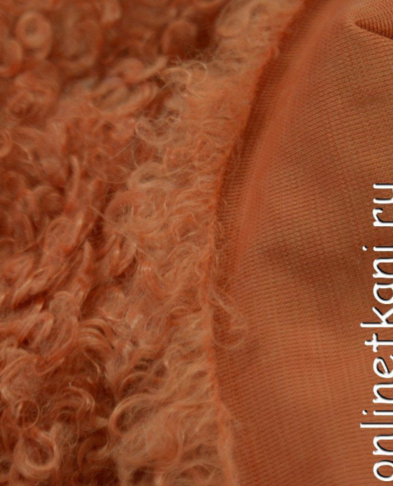 Ткань Искусственный мех 0141 цвет оранжевый картинка 1
