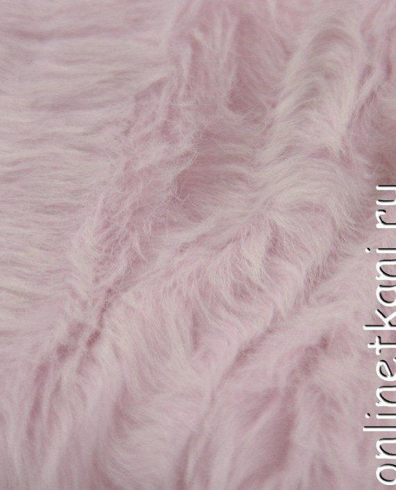Ткань Искусственный мех 0143 цвет розовый картинка 2