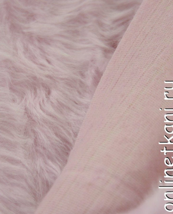 Ткань Искусственный мех 0143 цвет розовый картинка 1