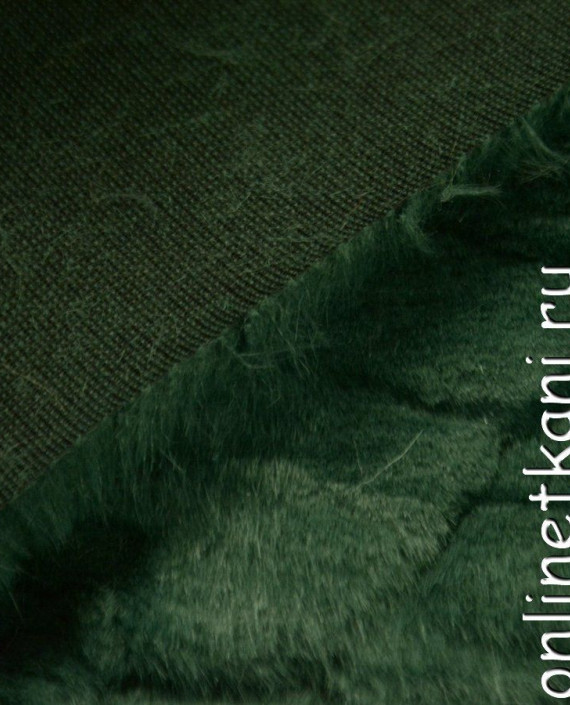 Ткань Искусственный мех 0149 цвет зеленый картинка 1