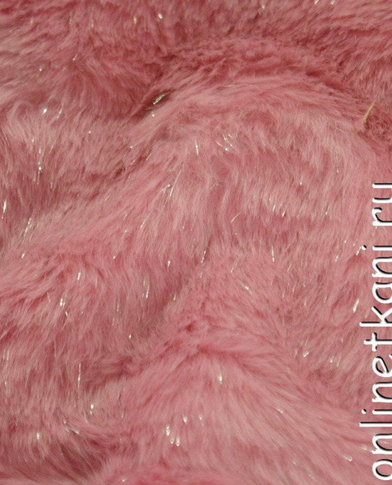Ткань Искусственный мех 0150 цвет розовый картинка