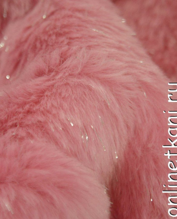 Ткань Искусственный мех 0150 цвет розовый картинка 2