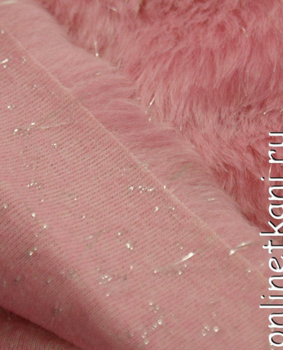 Ткань Искусственный мех 0150 цвет розовый картинка 1