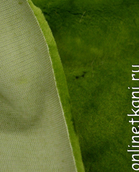 Ткань Искусственный мех 0151 цвет зеленый картинка 1