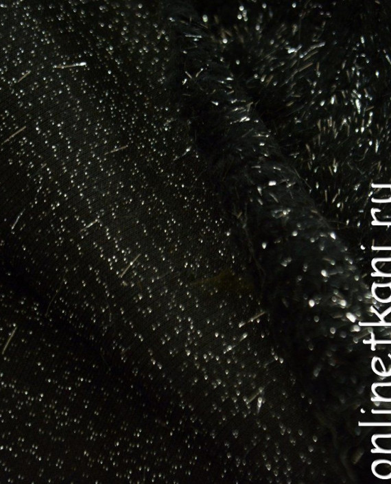 Ткань Искусственный мех 0155 цвет черный картинка 1