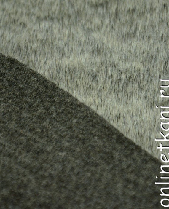 Ткань Искусственный мех 0160 цвет серый картинка 1
