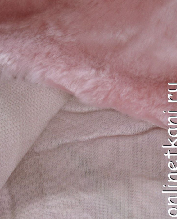 Ткань Искусственный мех 0170 цвет розовый картинка 1
