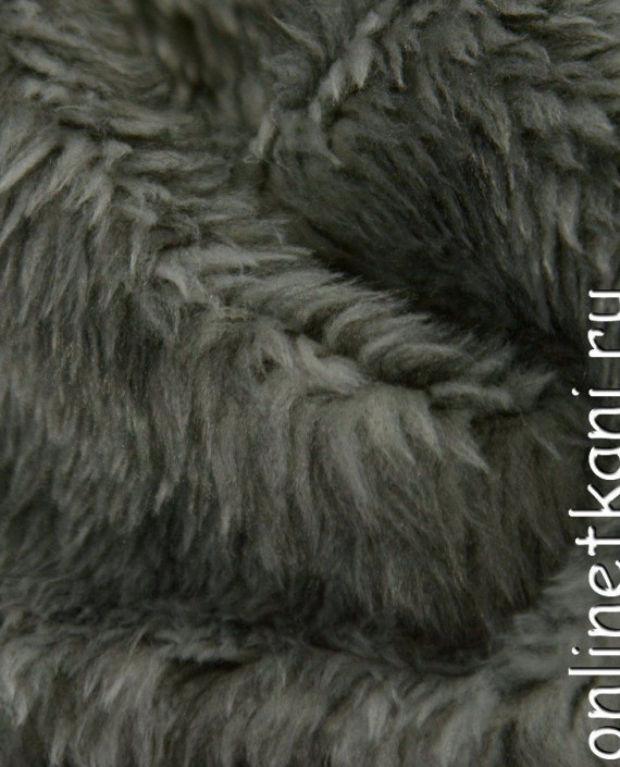 Ткань Искусственный мех 0172 цвет серый картинка 2