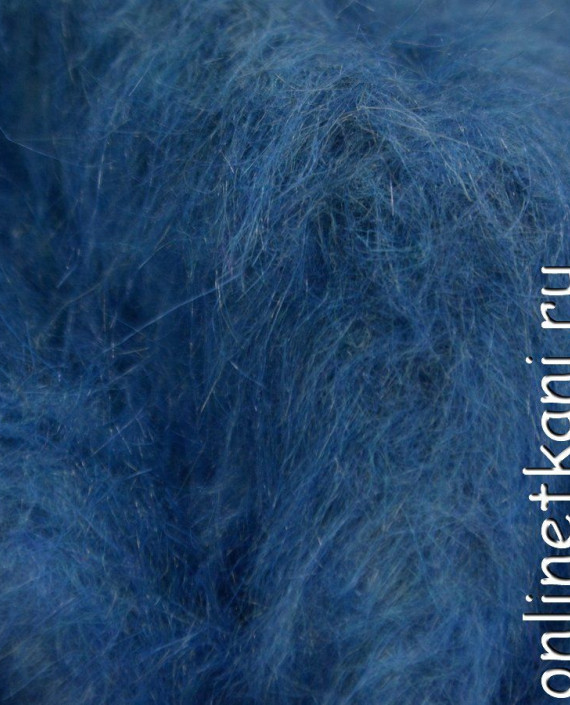 Ткань Искусственный мех 0179 цвет синий картинка 2