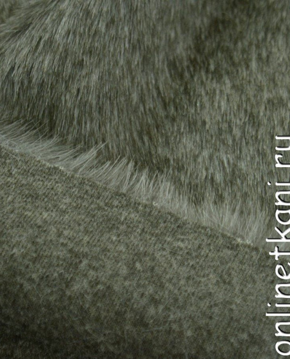 Ткань Искусственный мех 0182 цвет серый картинка 1