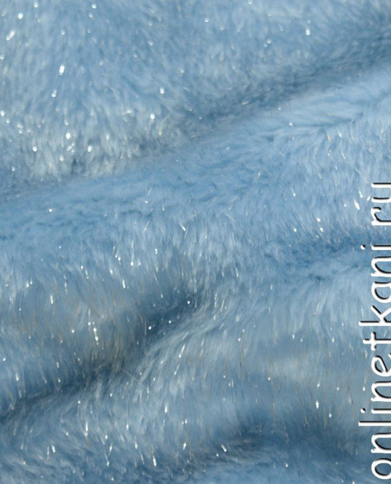 Ткань Искусственный мех 0185 цвет голубой картинка