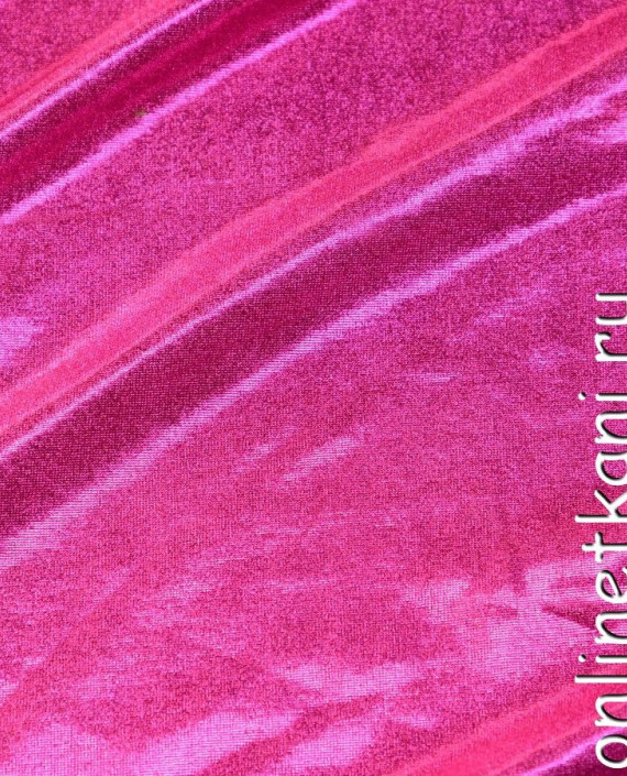 Ткань Парча Стрейч 038 цвет розовый картинка 1