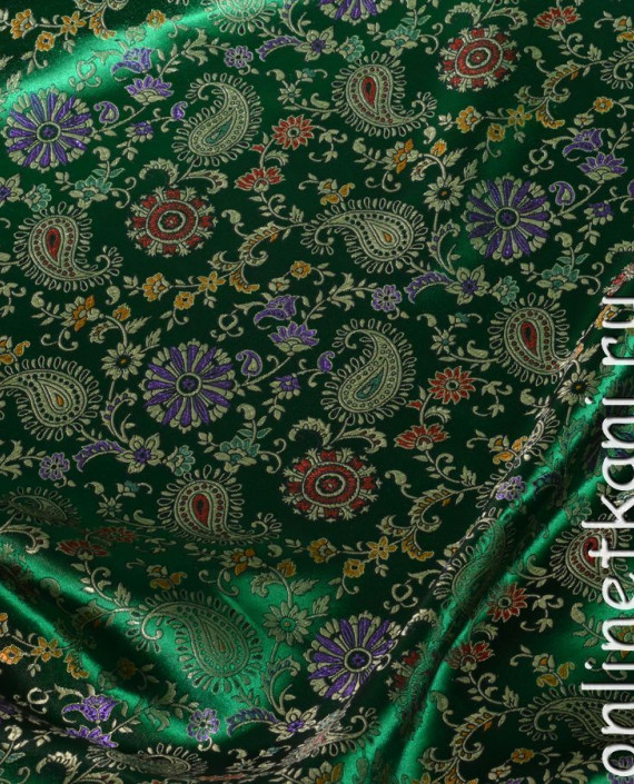 Ткань Китайский шелк "Нефритовое цветение" картинка 2