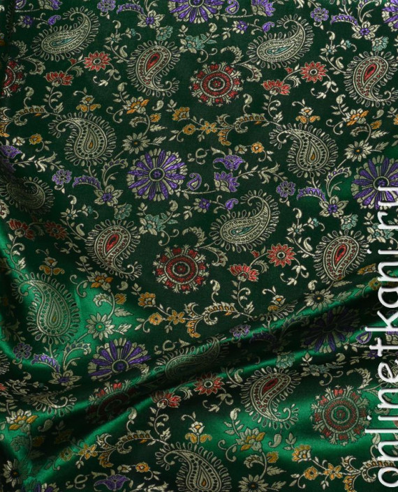 Ткань Китайский шелк "Нефритовое цветение" картинка 1