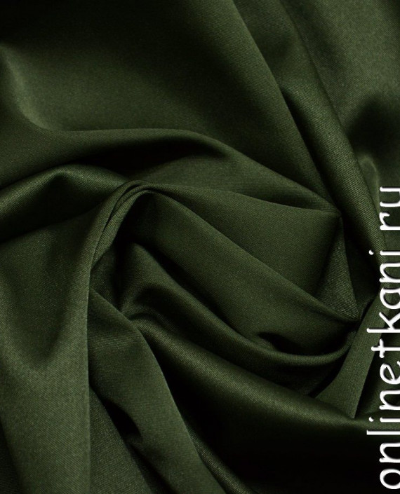 Ткань Костюмная 0092 цвет зеленый картинка 2