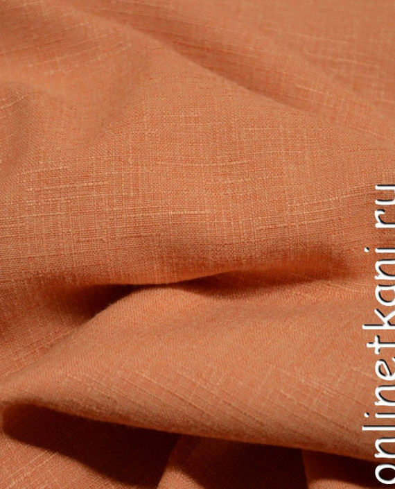 Ткань Костюмная 0132 цвет оранжевый картинка