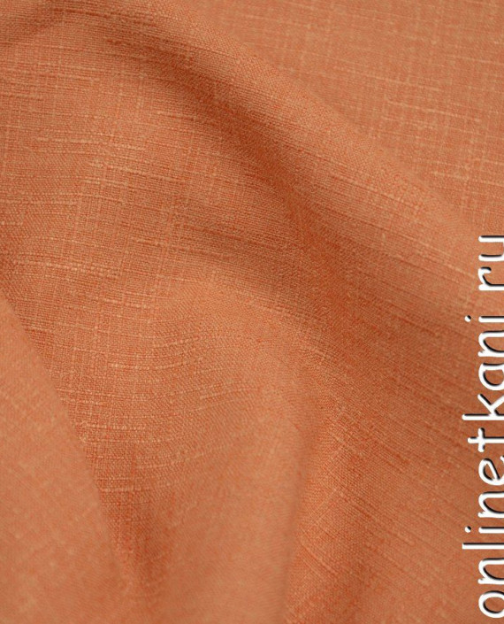 Ткань Костюмная 0132 цвет оранжевый картинка 2