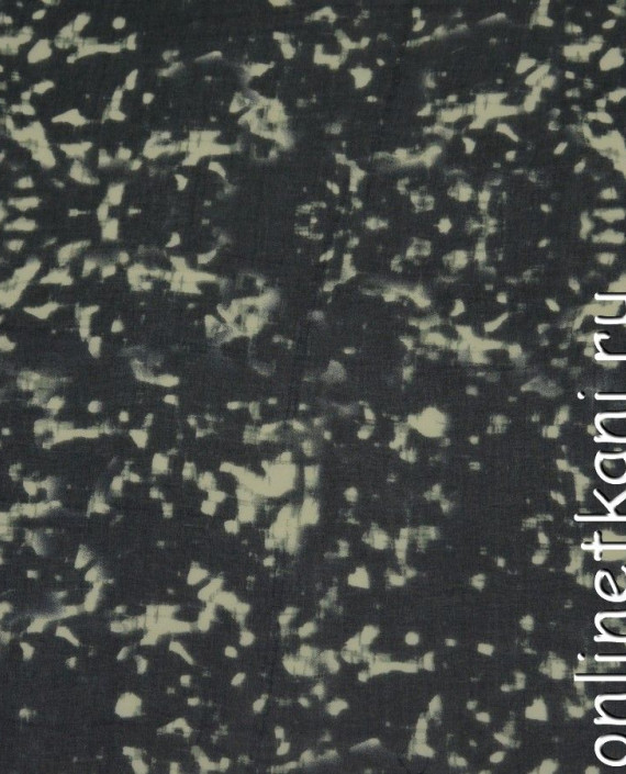 Ткань Шифон Набивной 0122 цвет серый абстрактный картинка