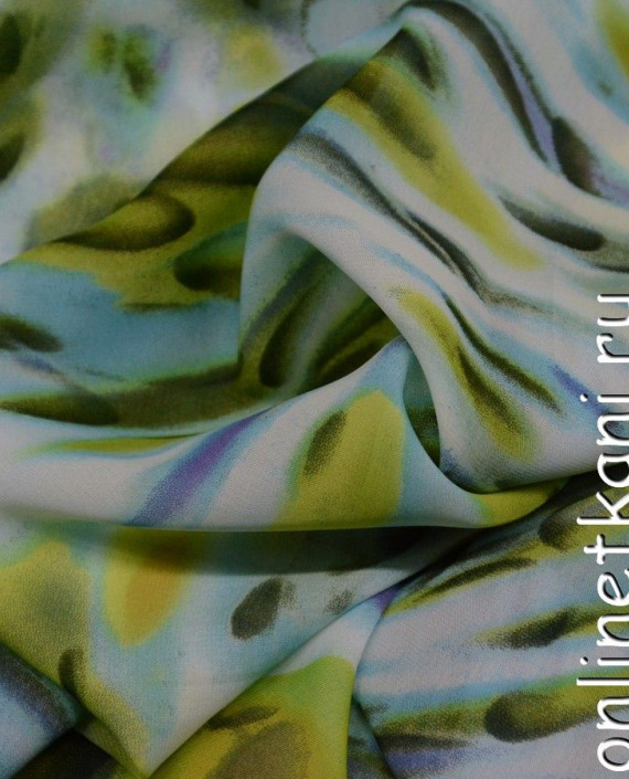 Ткань Шифон Набивной 0133 цвет разноцветный абстрактный картинка 1