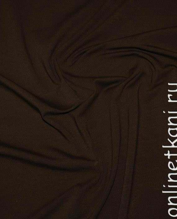 Ткань трикотаж "Шоколад" 0057 цвет коричневый картинка
