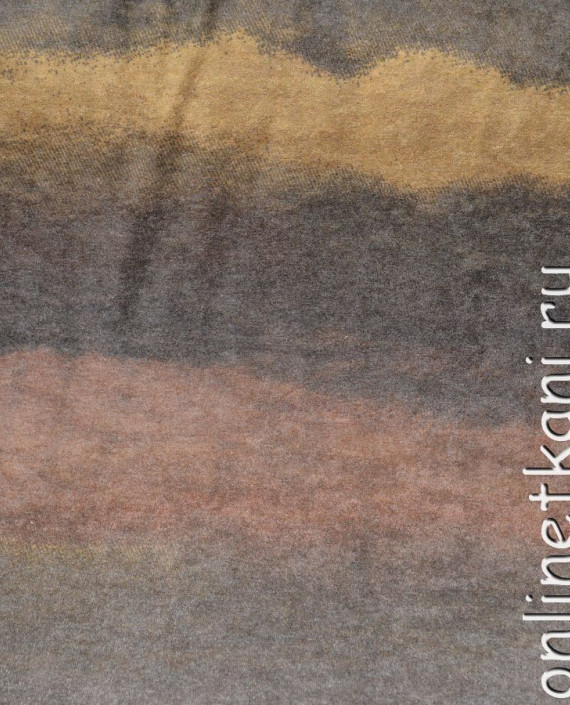 Ткань Трикотаж Хлопок "Айседора" 0014 цвет серый в полоску картинка 2