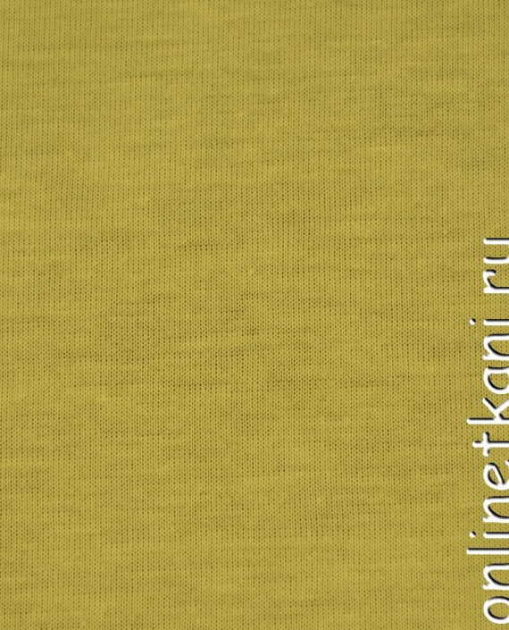 Ткань Трикотаж 0118 цвет желтый меланж картинка
