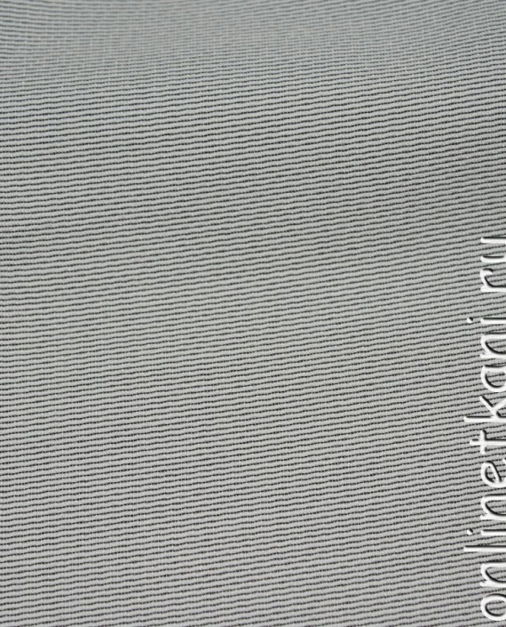 Ткань Рубашечная "Мелкая полоска" 0018 цвет серый в полоску картинка 3