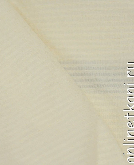 Ткань Вискоза 0122 цвет айвори в полоску картинка 1