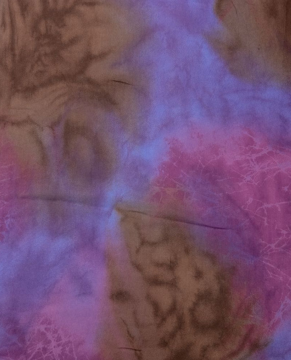 Вискоза плательная 0662 цвет сиреневый абстрактный картинка