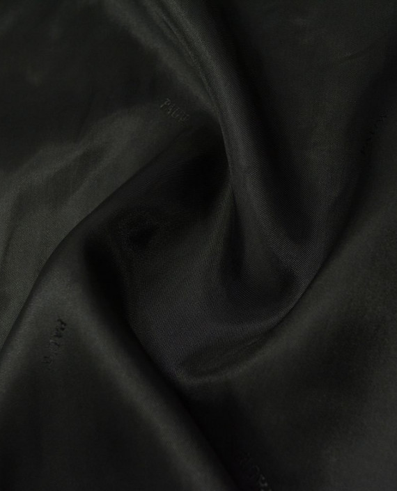 Вискоза Подкладочная Принтованная 340 цвет черный надпись картинка