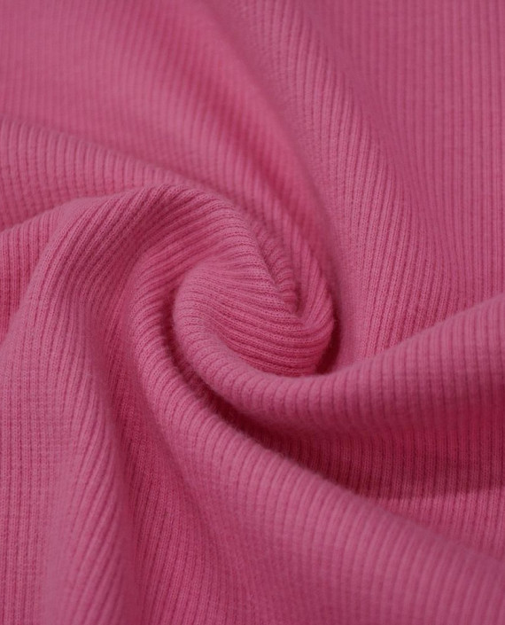 Трикотаж Рибана 2847 цвет розовый полоска картинка