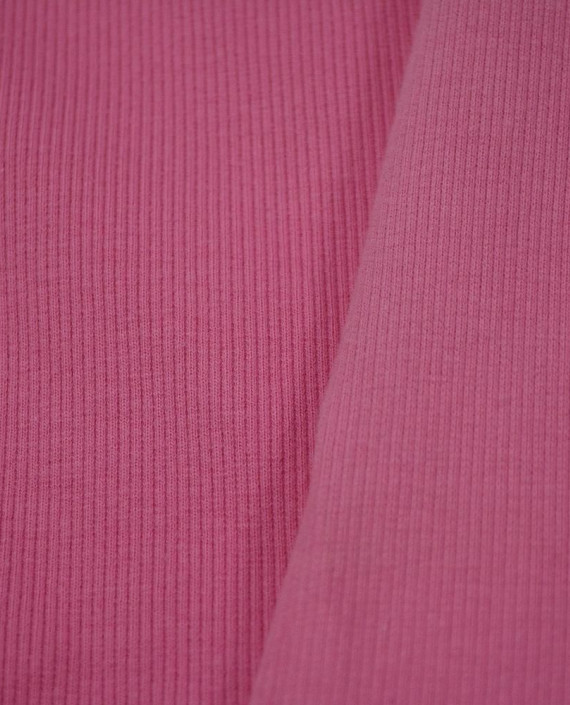 Трикотаж Рибана 2847 цвет розовый полоска картинка 1